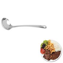 Concha Para Servir Molho Caldo Metal Inox 29cm Malta