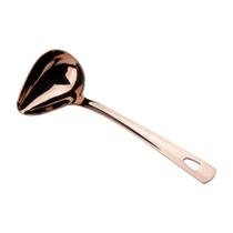 Concha para servir molhos chocolate Aço Inox 22cm Rose gold Concha para servir molhos chocolate Aço Inox 22cm Rose gold
