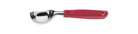 Concha para Sorvete Tramontina Utilitá em Zamak Cromado com Cabo de Polipropileno Vermelho