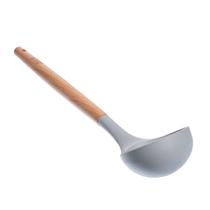 Concha Silicone Cabo em madeira de faia Cinza -Fracalanza