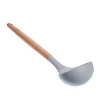 Concha Silicone Cabo em madeira de faia Cinza -Fracalanza Concha Silicone Cabo em madeira de faia Cinza -Fracalanza