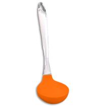 Concha Silicone Cozinha Feijão c/ Cabo 23Cm em Acrilico TOP Concha Silicone Cozinha Feijão c/ Cabo 23Cm em Acrilico TOP