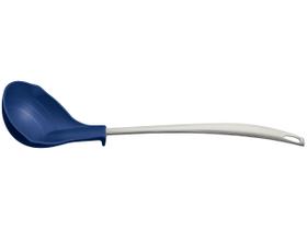 Concha Tramontina Movin em Nylon com Cabo de Aço Inox Azul Concha Tramontina Movin em Nylon com Cabo de Aço Inox Azul