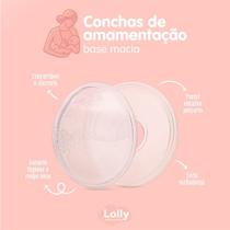 Conchas de Amamentação Base Macia Transparente Marca: Lolly