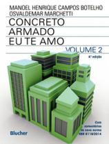 Concreto armado - eu te amo - vol. 2 - BLUCHER