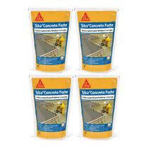 Concreto Forte 1 Litro Sika Aditivo Plastificante 4 Unidades