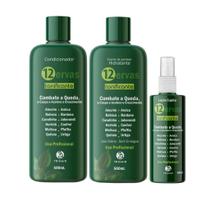 Cond + Hidratante 500ml + Loção 180ml Tonificante 12 Ervas