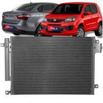 Condensador Fiat Novo Uno Palio Grand Siena Motor e-Torq Sistema Valeo 2010 2011 2012 2013 2014 2015 2016 2017 2018