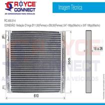 Condensador uso geral 14X24 16Mm Conexoes Descarga Succao Retas Fluxo Paralelo