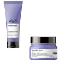 Condicionador 200Ml E Máscara 250Ml Loreal Blondifier Gloss