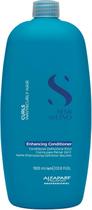 Condicionador Alfaparf Semi Di Lino Curls Low 1L hidrata nutre define cachos macios controlados e ondulados