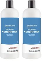Condicionador Amazon Basics Soft & Sleek 828 ml para cabelos secos Condicionador Amazon Basics Soft & Sleek 828 ml para cabelos secos