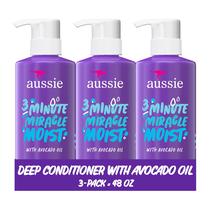 Condicionador Aussie 3 Minute Miracle Moist, pacote x3 de 480 ml