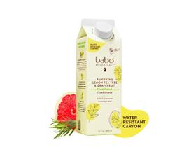 Condicionador Babo Botanicals, purificante, limão, melaleuca e toranja