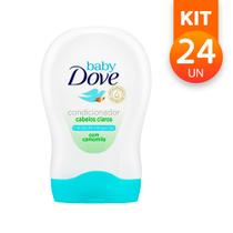 Condicionador Baby Dove Hidratação Cabelos Claros Com Camomila Livre De Parabenos 200ml (Kit C/24)