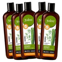 Condicionador Bambu e Queratina 500ml Yabae 5 unidades