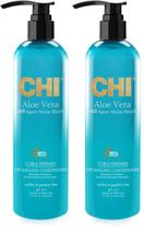 Condicionador CHI Aloe Vera Detangling 340ml unissex (pacote com 2)
