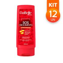 Condicionador Dabelle Hair SOS Crescimento Cabelos Quebradiços Multivitaminas 200ml (Kit com 12)