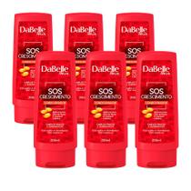 Condicionador Dabelle Hair SOS Crescimento Cabelos Quebradiços Multivitaminas 200ml (Kit com 6)