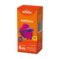 Condicionador de Água Nutricon Anti Cloro para Aquários 15ml