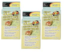 Condicionador de água Zoo Med Hermit Crab, pacote com 3, 190 ml