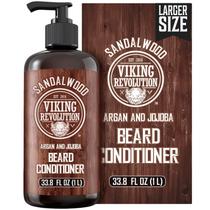 Condicionador de barba Viking Revolution Sandalwood 1L para homens
