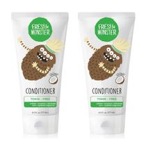 Condicionador de cabelo Fresh Monster Kids Coconut 180 ml (pacote com 2) Condicionador de cabelo Fresh Monster Kids Coconut 180 ml (pacote com 2)