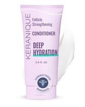 Condicionador de cabelo Keranique Hydrating Deep para mulheres com cabelos secos