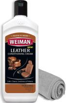 Condicionador de couro Cream Weiman 3 em 1 para móveis, carros