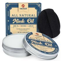 Condicionador de Couro MEKER Óleo de Visom 100 g Natural Impermeável Condicionador de Couro MEKER Óleo de Visom 100 g Natural Impermeável