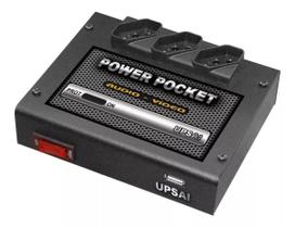 Condicionador De Energia 220V Power Pocket Audio Video Upsai