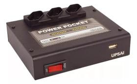 Condicionador De Energia Audio Video Usb Upsai Power Pocket