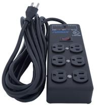 Condicionador de energia Furman SS6B com cabo de alimentação de 15 pés preto Condicionador de energia Furman SS6B com cabo de alimentação de 15 pés preto