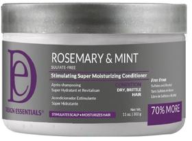 Condicionador Design Essentials Rosemary & Mint 325 ml para cabelos secos