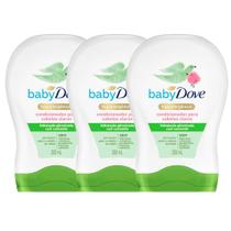 Condicionador Dove Baby Hidratação Enriquecida Cabelos Claros com 200ml Kit com três unidades Condicionador Dove Baby Hidratação Enriquecida Cabelos Claros com 200ml Kit com três unidades