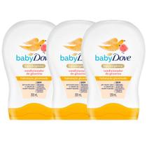 Condicionador Dove Baby Hidratação Glicerinada 200ml Kit com três unidades Condicionador Dove Baby Hidratação Glicerinada 200ml Kit com três unidades