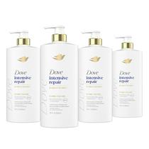 Condicionador Dove Intensive Repair para cabelos danificados, 828 ml, 4 unidades