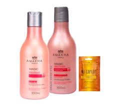 Condicionador e Shampoo Magic Repair 300ml Amakha Paris