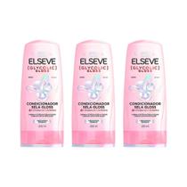 Condicionador Elseve 200Ml Glycolic Gloss- Kit C/3Un