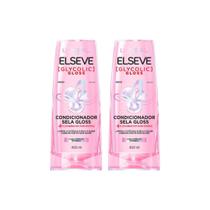 Condicionador Elseve 400Ml Glycolic Gloss - Kit C/2Un