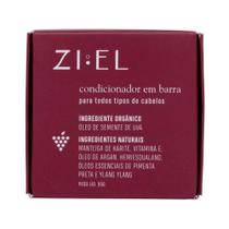 Condicionador em Barra Hidratante de Uva para Todos Tipos de Cabelos 55g - Ziel Cosmetics - Ziel cosmeticos