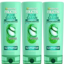 Condicionador Garnier Fructis Pure Clean Hidratante 360mL (x3) Condicionador Garnier Fructis Pure Clean Hidratante 360mL (x3)