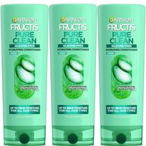 Condicionador Garnier Fructis Pure Clean Hidratante 360mL (x3)