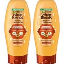 Condicionador Garnier Whole Blends Honey Treasures - 2 Unidades de 650ml