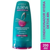 Condicionador Hydra Detox 48h Elseve Loreal Paris 200ml Reequilibrante Cabelos Oleosos com Pontas Secas Purifica Raízes