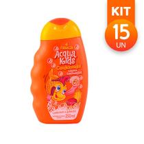 Condicionador Infantil Acqua Kids Cabelos Cacheados Nazca - Mamão - Sem Lágrimas 250ml (Kit C/15)