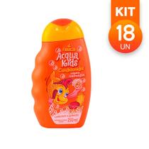 Condicionador Infantil Acqua Kids Cabelos Cacheados Nazca - Mamão - Sem Lágrimas 250ml (Kit C/18)