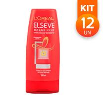 Condicionador L'Oréal Elseve Color-Vive Prolonga a Cor Com Filtro UV Brilho 200ml (Kit com 12)