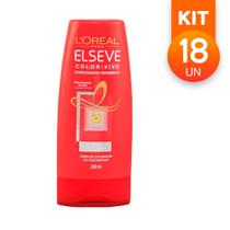 Condicionador L'Oréal Elseve Color-Vive Prolonga a Cor Com Filtro UV Brilho 200ml (Kit com 18)