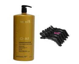 Condicionador Lavatório Gold Celebration 2,5L Souple Liss Condicionador Lavatório Gold Celebration 2,5L Souple Liss
